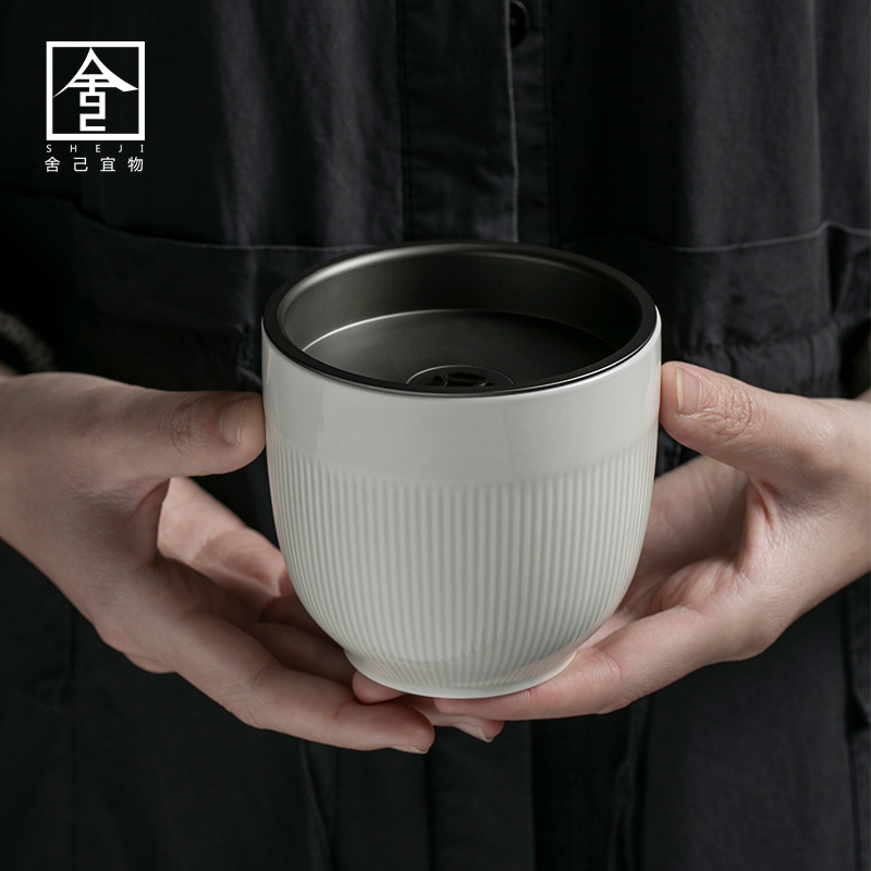 The Self - "appropriate physical plant ash tea wash to ceramic household Japanese built water meng writing brush washer tea cup tea accessories