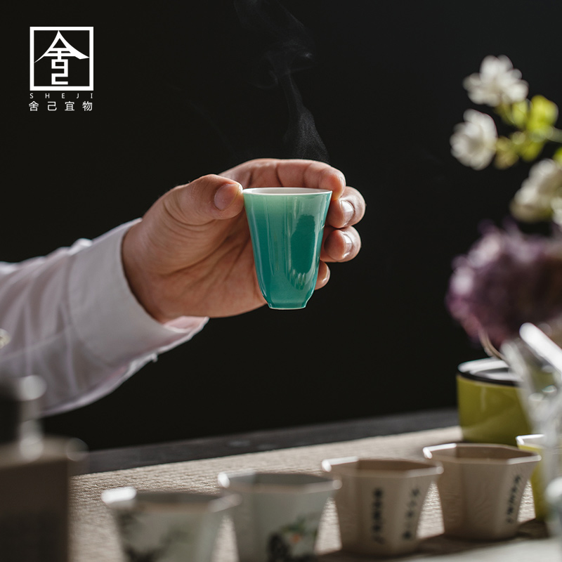 The Self - "appropriate content manual master cup of jingdezhen ceramic cups kung fu tea set sample tea cup noggin single CPU