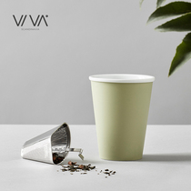 Danish VIVA moment Laura ceramic mouth Cup Nordic simple teacup color tea cup coffee cup 200ml