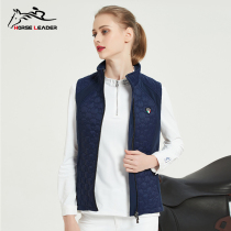 HORSELEADER autumn and winter plus velvet equestrian equipment thickened warm equestrian clothing female windproof training suit vest