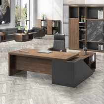 Boss table simple modern general manager table big class table single master desk boss Office table and chair combination