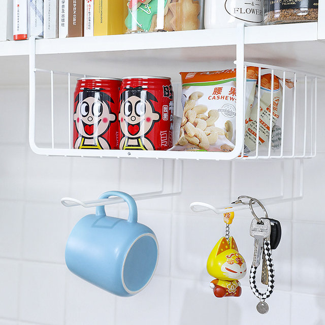 Fanyi thickened kitchen cabinet hanging basket hanging rack compartment kitchen paper hanging storage rack finishing rack rack Fanyi thickened kitchen cabinet hanging basket hanging rack compartment kitchen paper hanging storage rack finishing rack rack