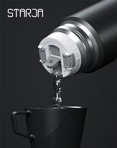 The cup mens large capacity 1000ml portable 316 stainless steel outdoor sports car insulation kettle travel cup