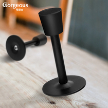 Gojazz door stopper free of punch 304 stainless steel door touch toilet rubber without injury door anti-crash wall side door top