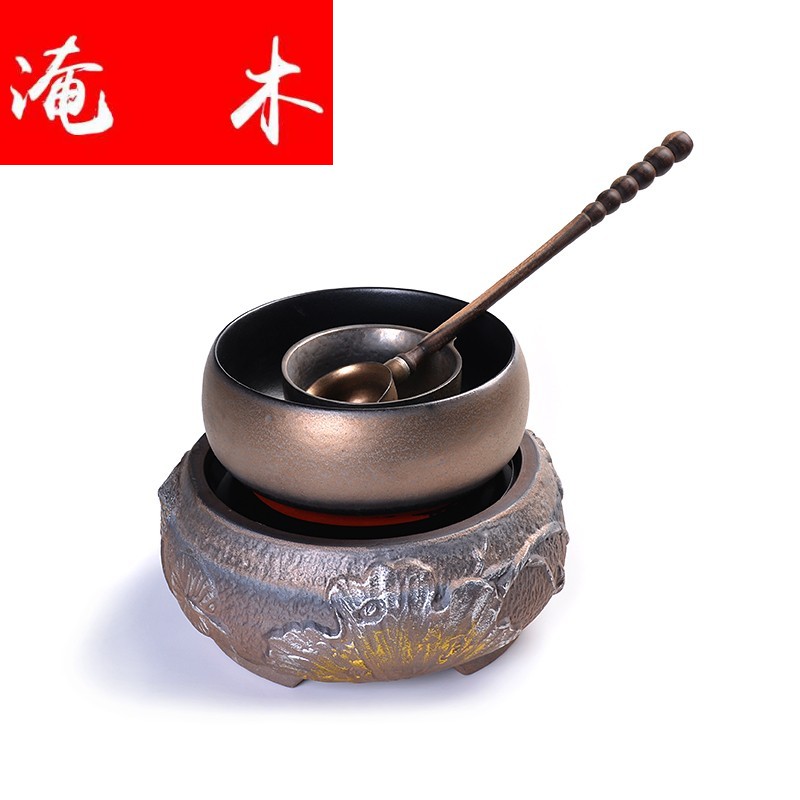 Submerged wood sho ten boiled tea ware ceramic company - thermal TaoLu boiling tea stove tea set coarse pottery modern black tea warm the teapot
