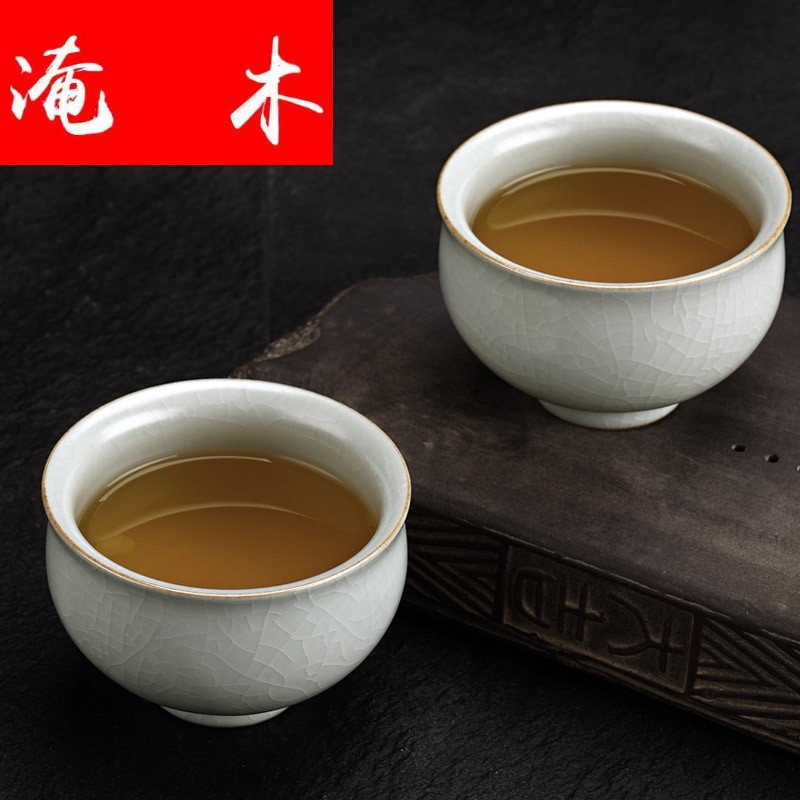 Submerged wood FengZi your up kung fu manual single cup cup cup with ceramic cups individual CPU master cup sample tea cup