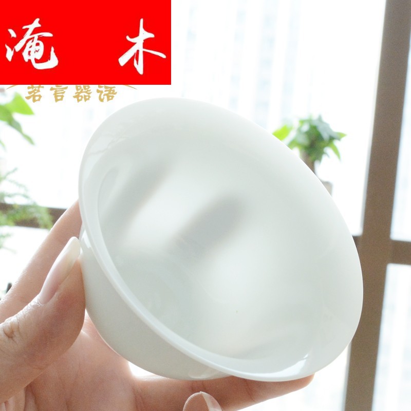 Submerged wood? Celadon GaiWanCha pallor thin foetus ceramic bowl kung fu tea set small bowl to bowl three to cover by hand