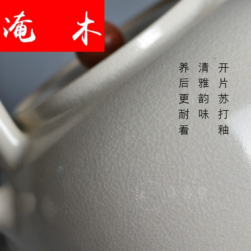 Submerged wood, manual electric cooking pot of jingdezhen ceramic teapot girder are large kung fu TaoLu direct fire boiled tea