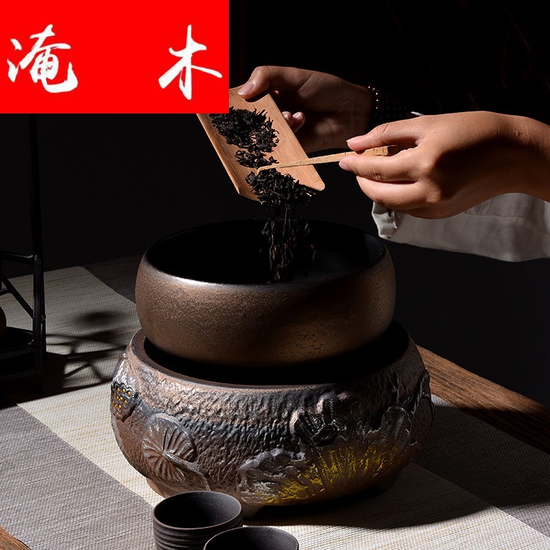 Submerged wood sho ten boiled tea ware ceramic company - thermal TaoLu boiling tea stove tea set coarse pottery modern black tea warm the teapot