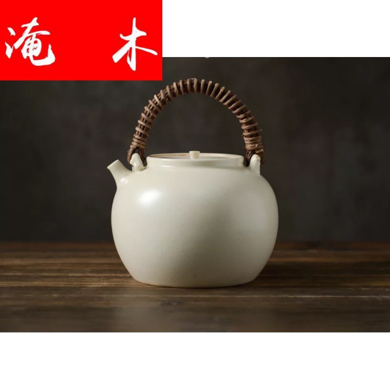 Submerged wood jingdezhen ceramic kung fu tea set simple electric cooking pot pot electricity TaoLu soda the plants