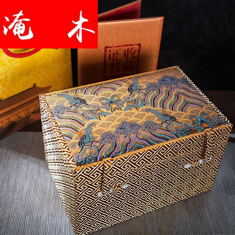 Flooded hand - made wooden jingdezhen ceramics powder enamel Ma Sancai tureen sample tea cup kung fu tea tea gift