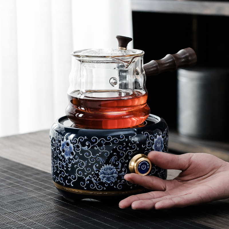 NiuRen home tea steamer steam boiling kettle automatic tea, black tea, white tea TaoLu mini glass pot of electricity