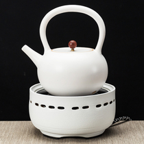 Cow Rinn Cooking Tea Ware Ceramic Boiling Kettle Tea Set of tea Set Ancient Day Style Tea Making Electric Pottery Stove Cooking Teapot Domestic Tea Stove