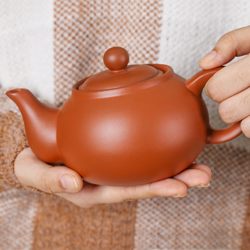 Four] [buy one, get the large capacity quality goods are it large - sized ceramic teapot yixing hand pot kung fu purple sand teapot