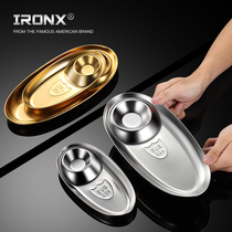 ironx snack pan 304 stainless steel fried chicken fries with seasoning g snack dish commercial gold oval plate