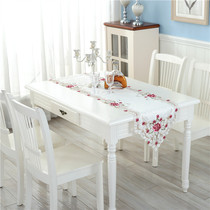 European fabric embroidered tablecloth Fashion simple modern European pastoral coffee table tablecloth TV cabinet cover cloth