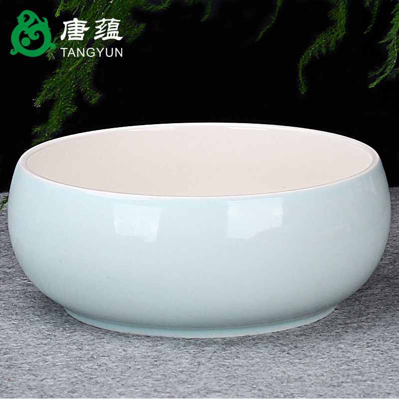 The Heavy tea to wash large writing brush washer water jar washing bowl with ceramic kung fu tea set with parts tea taking with zero household tea tray