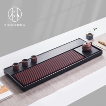 Park Hao Bakelite tea tray from Germany imported household simple Ujin Stone tea tray tea set drainage Taiwan electric Bakelite tea table
