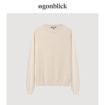 ogonblick 2021 fall new sweater jacket for mens round neckline cardigan for undershirt lovers