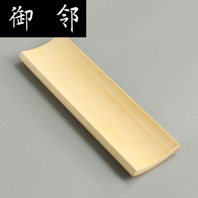 Old jade bamboo seiko manual for green doors of bamboo carving handicraft non - material cultural heritage, enjoy tea holder