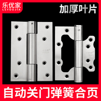 Stainless steel invisible door hinge automatic closed door rebound closed door closer spring mother buffer hinge Hidden Door Door
