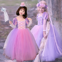 Girls dress 2022 new spring autumn dress girl foreign air Halloween girl clothes children dress children dress