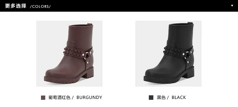 burberry柳丁雨靴 CHARLES KEITH雨靴CK1-92000001圓頭中筒厚底防水雨靴 burberry雨衣