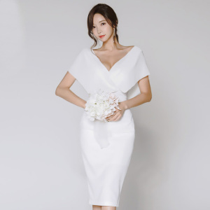 OL fashion temperament dress dress slim slimming banquet dress