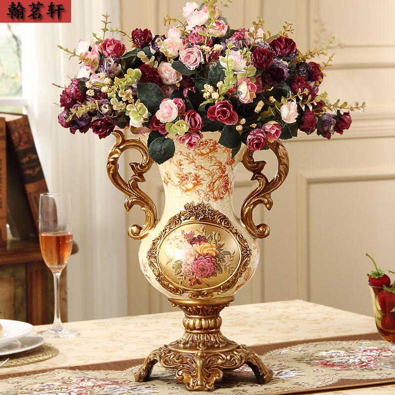 Europe type restoring ancient ways of pottery and porcelain vase furnishing articles flower arranging home sitting room key-2 luxury decoration ideas big vase wedding gift