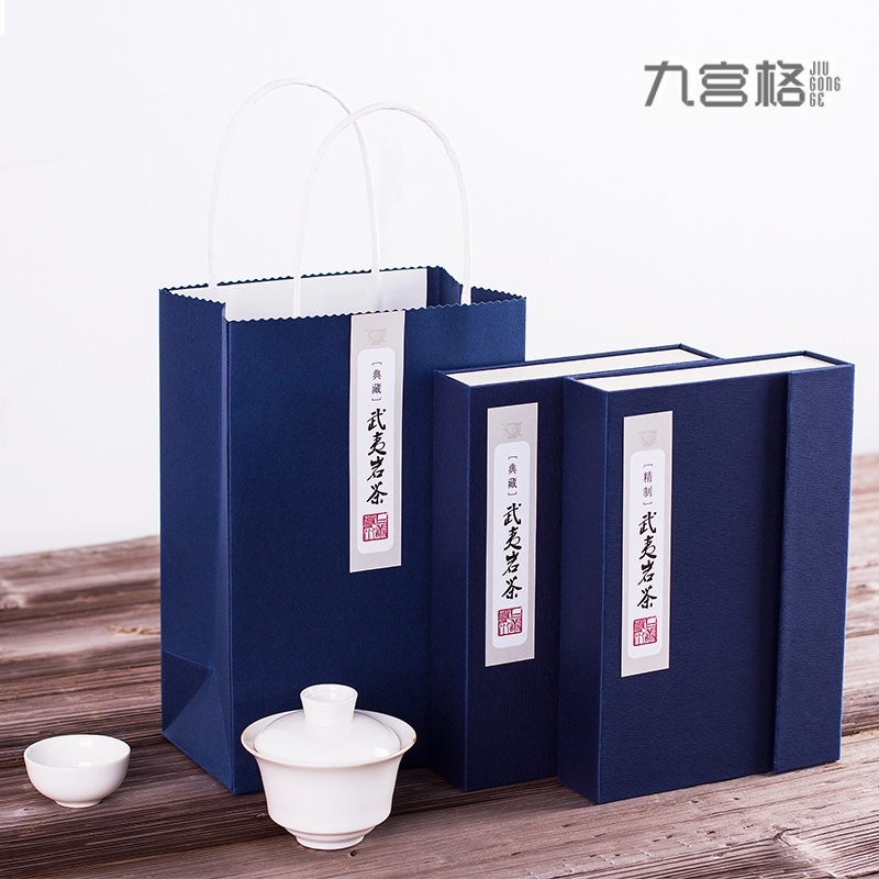 Creative private dahongpao tea general gift box the tea tieguanyin tea aneroid custom carton box rock tea