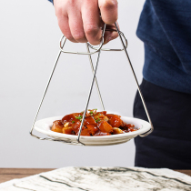 Stainless steel steaming clip to take the plate clip to carry the basin plate bowl clip Plate anti-hot clip Casserole to take the bowl clip Kitchen tools