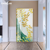 Naicai Nordic luxury porch decorative painting modern simple abstract bird living room hanging painting corridor aisle mural