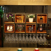 Eurostyle Simple Red Wine Cup Holder Suspended Modern Home High Foot Cup Shelf Upside Down Hanging Baking Varnish Steel Frame Wine Rack Pendulum