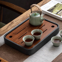Wujin Stone tea tray household small kung fu tea set drain tray office simple whole stone tea table