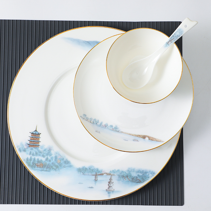 Hotel supplies Hotel ceramic new Chinese high - grade ipads China tableware to suit the club box unit ltd. company