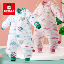 Babu Bean Baby Sleeping Bag Autumn Winter Plus Suede Thickened Baby Legs Sleeping Bag Child Anti Kick Get Soothing Bean Sleeping Bag