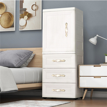 40*30cm European style plastic clip open door storage cabinet Kitchen bathroom bathroom drawer storage Waterproof multi-layer