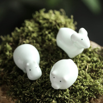 Long-made good products mini pig tea pet desktop creative small ornaments kung fu tea set ceramic tea ceremony spare parts