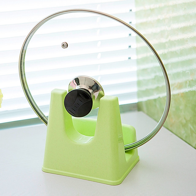 Lid stand Sitting pot lid free punch kitchen cutting board rack cutting board rack plastic storage rack bracket Lid stand Sitting pot lid free punch kitchen cutting board rack cutting board rack plastic storage rack bracket