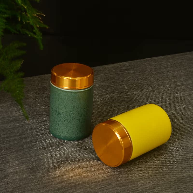 The Mini can rotate small caddy fixings one mercifully pot small porcelain ceramic powder sealed jar tanks new product promotion