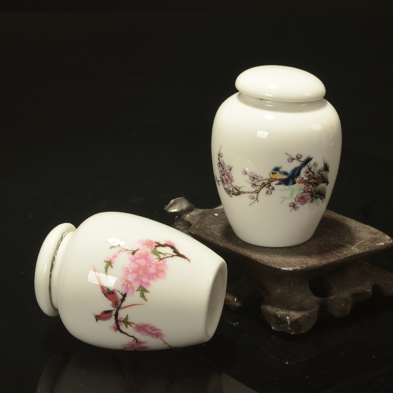 The Mini work ceramic tea pot small POTS of tea cream powder sealed small POTS tanks caulis dendrobii over porcelain box