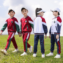 Kindergarten uniforms spring summer and autumn baseball uniforms sports two-three-four-piece suits primary school uniforms British childrens class uniforms
