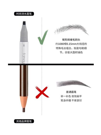 작은 물고기와 베고니아 멀티 포크 플러시 눈썹 연필 방수 방수 및 땀 방지 오랫동안 3 차원 야생 눈썹 작은 물고기와 베고니아 멀티 포크 플러시 눈썹 연필 방수 방수 및 땀 방지 오랫동안 3 차원 야생 눈썹
