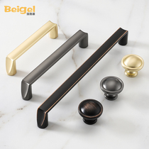 Bergley Nordic wardrobe door handle gold simple cabinet handle drawer handle cabinet modern wine cabinet handle
