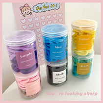 Childrens candy color towel ring Korean version high elastic zaffer cord not hurt hair girl head decorated with small number of leather gluten 50 root clothes