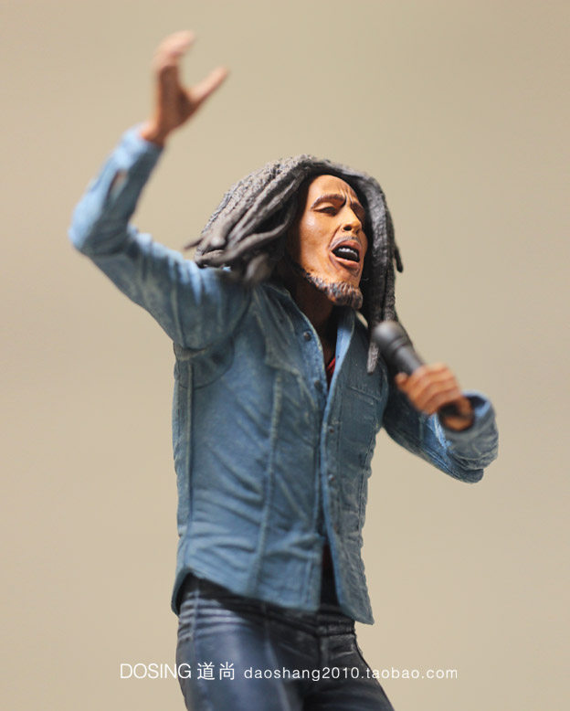 正版 雷鬼乐之父 bob marley鲍勃马利 伟大流行音乐家 手办人偶