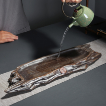 Xinyun household ceramic tea tray Large ceramic tea table creative double-layer water storage tea tray Dry tea tray
