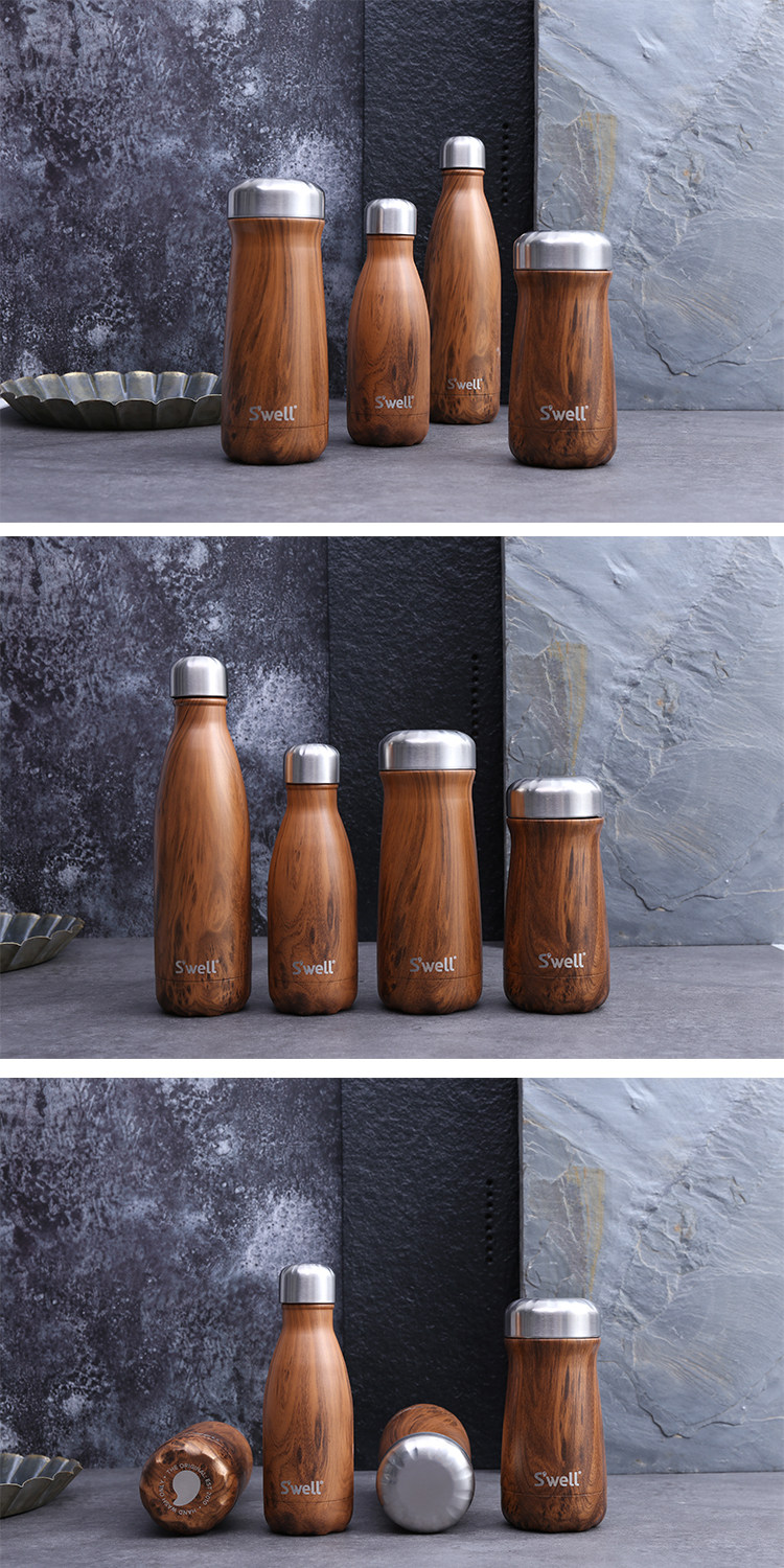 swell宽口保温杯大肚杯大容量随手杯男女学生ins水杯子不锈钢水壶