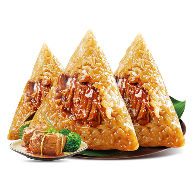 【呆呆兔】嘉兴粽子特产手工鲜肉粽子蛋黄肉粽真空散装礼盒装批发