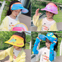 Children's Sunshade Baby Hat Summer Thin Sunscreen Hat Baby Cut Empty Cold Riding Hood Boys and Girls Sun Hats